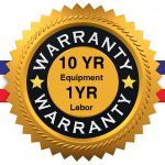 Lawrence Air Conditioning and Heating offers a 10 year Warranty on most equipment and a 1 year Warranty on Labor